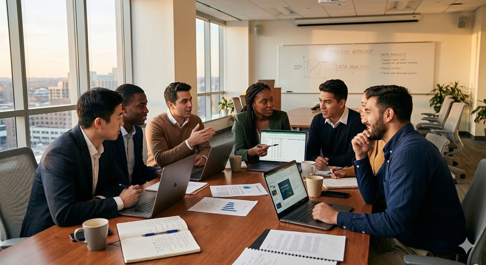 Mini MBA Students in Professional Setting